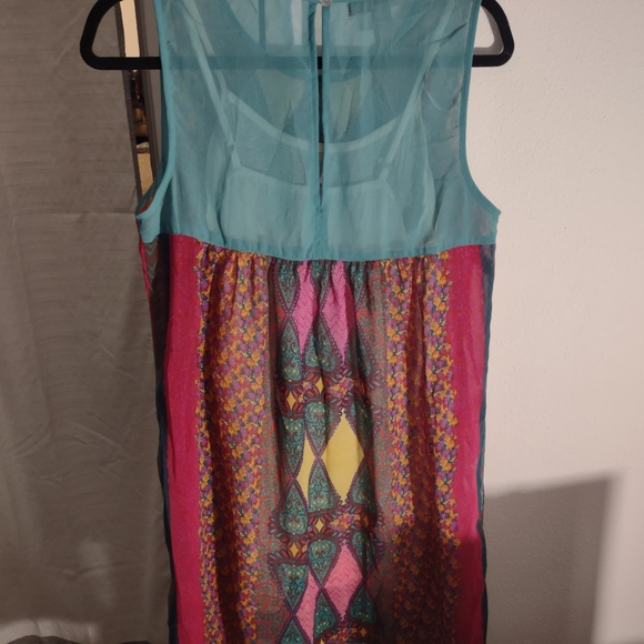 Sheer High-low Slip dress - Picture 2 of 3